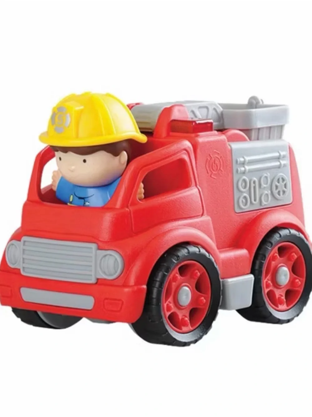 Rescue Vehicle Toy Pack - Red, Yellow, Orange, Blue